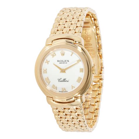 rolex womens watch collini all gold|rolex cellini dual time.